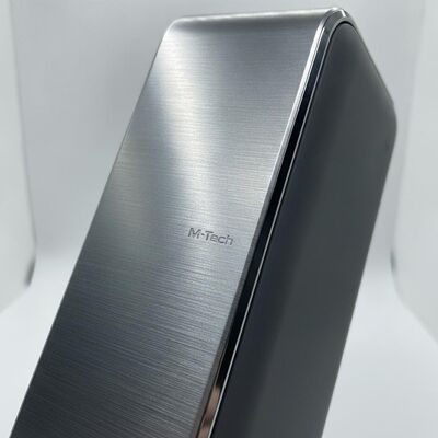 Brushed Metal Effect Injection Mold with Hairline Finish and Matte Soft-Touch for Premium Electronics Housing
