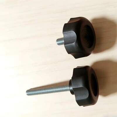 Insert injection molding for knob parts, Nylon PA66 material, OEM service,