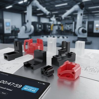 Expedited 5-Axis CNC Machined Plastic Parts with 24-Hour Quote and 48-Hour Prototype Delivery